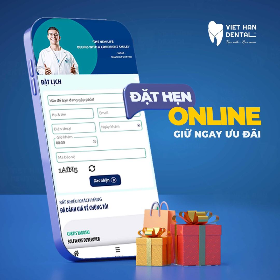 Đặt hẹn online nhận ngay ưu đãi 